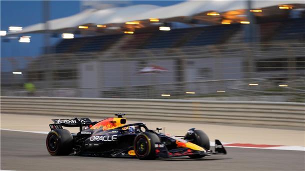 Auch Weltmeister Max Verstappen ist schon gut in Schwung.