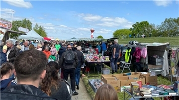 Auf dem Hafenfest in Sandstedt ist am Vatertag die Hölle los gewesen.