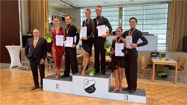 Das TSG-Paar Julia Gwizdala und Fabian Kamjunke
