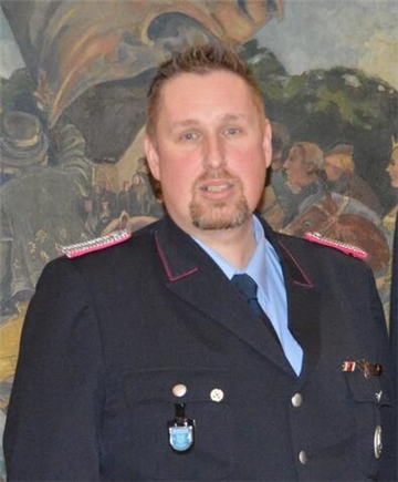 Auf der Jahresversammlung wurde Martin Glinka zum neuen Ortsbrandmeister gewählt.