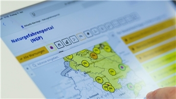 Auf der neuen Internetseite findet man Infos über gefährliches Wetter.