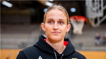 Auf Leonie Fiebich kommt es bei der Basketball-EM ganz besonders an.