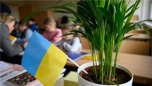 Aus der Ukraine geflüchtete Kinder werden zurzeit in 25 Willkommensklassen unterrichtet.