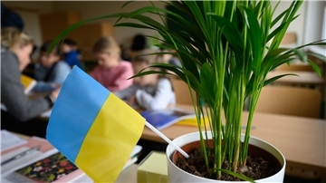 Aus der Ukraine geflüchtete Kinder werden zurzeit in 25 Willkommensklassen unterrichtet.