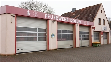 Außenansicht der Dorumer Feuerwache
