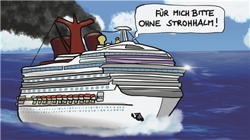 Ausschnitt aus der Siegerkarikatur.