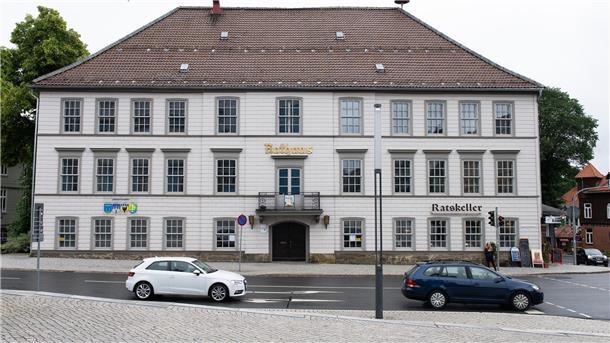 500 Jahre Bergbehörde: Feiern in Clausthal-Zellerfeld Außenansicht des Rathauses der Berg- und Universitätsstadt Clausthal-Zellerfeld.