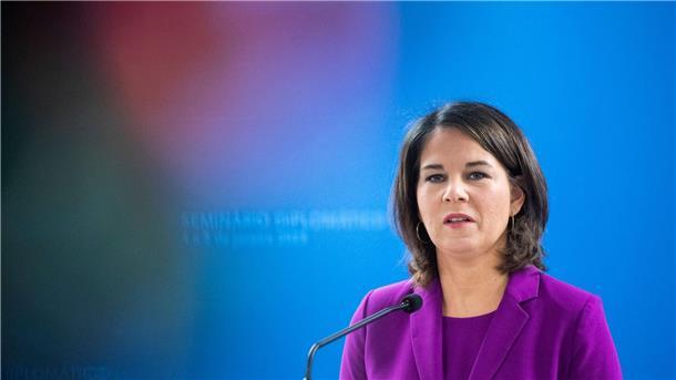 Außenministerin Annalena Baerbock in Lissabon.