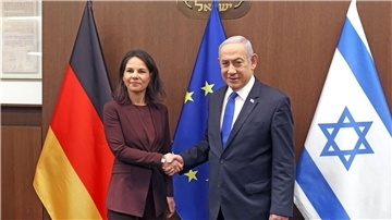 Außenministerin Annalena Baerbock ist angesichts der angespannten Lage erneut zu Israels Premierminister Benjamin Netanjahu gereist.