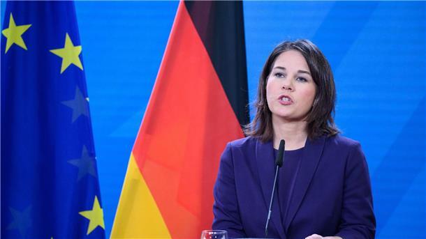 Außenministerin Annalena Baerbock reist nach Nordmazedonien und Georgien.