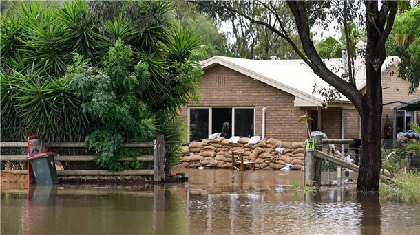 Weitere Tote bei gefährlichem Unwetter in Australien Australien kämpft mit heftigen Regenfällen und Überschwemmungen, wie hier in Echuca.