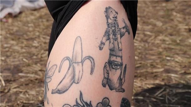 Das geht unter die Haut: Die wildesten Tattoos auf dem Hurricane Bananen sind gesund.