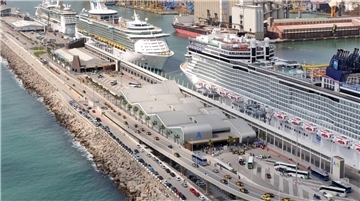 Kreuzfahrthafen von Barcelona