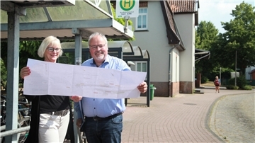 Nordholz vor dem Bahnhof
