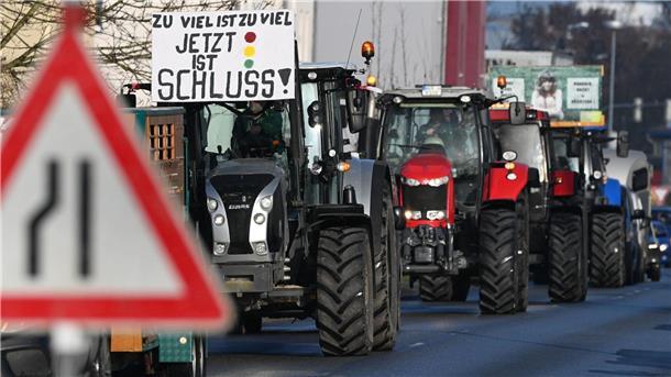 Bauernproteste in Mecklenburg-Vorpommern.
