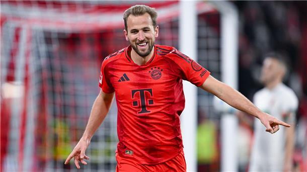 Bayern-Angreifer Harry Kane erzielte das Tor des Jahres 2024.