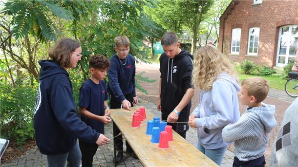Auch Spiele waren beliebt auf dem Festprogramm in Wiemsdorf.