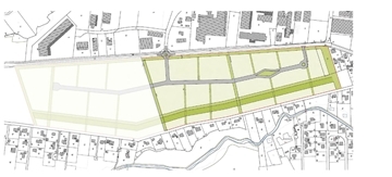 Begrünter Lärmschutzwall für Sittensen geplant: Das Konzept lehnt sich planerisch an den Bremer Industriepark an.