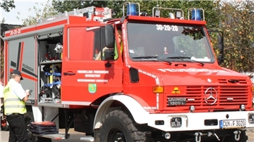 Unimog der Ortsfeuerwehr Lunestedt