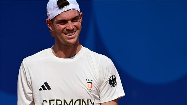 Bei den Olympischen Spielen in Frankreich war Tennisprofi Maximilian Marterer ebenso für Deutschland im Einsatz wie nun im Davis Cup in China.