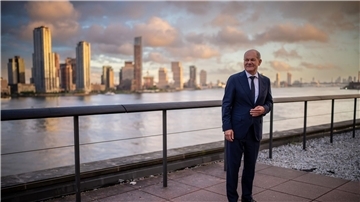 Bei der Bekämpfung des Klimawandels ist Bundeskanzler Olaf Scholz zuversichtlich.
