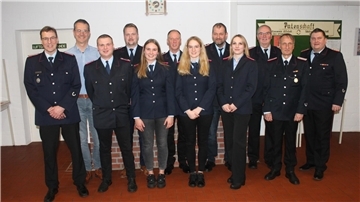 Bei der Freiwilligen Feuerwehr Alfstedt gab es einige Beförderungen und Auszeichnungen.