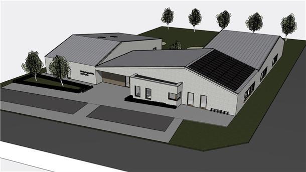 Visualisierung der geplanten Kita in Bramstedt