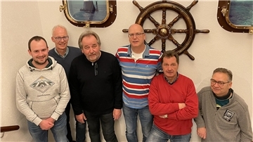 Bei der Hauptversammlung wurde ein neuer Ältestenrat gewählt (von links): Lukas Sieghold (Ersatz), Delf Schäfer, Armin Dzwonek, Michael Thümler, Manfred Heyen und Hans-Dieter Gercken. Auf dem Bild fehlen Antonia Philipp und Isabella Pisarczyk.