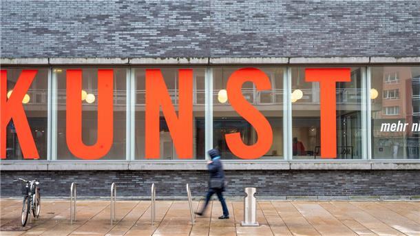 Kunst - ein Schriftzug in Bremerhaven
