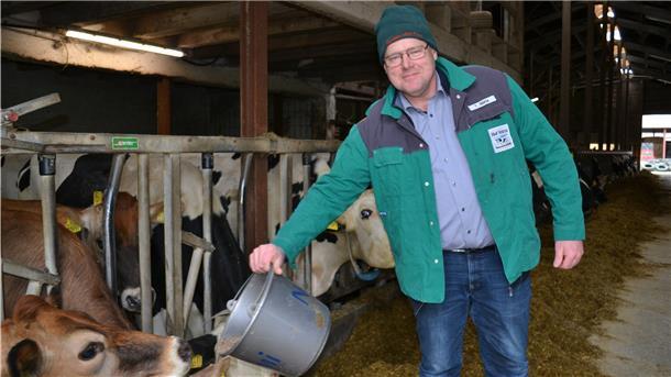 Bei diesem Milchpreis kann man schon wieder lächeln: Thomas Stürtz, Landwirt und Vorstandschef des Deutschen Milchkontors (DMK).