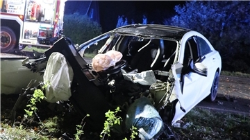 Bei einem Unfall auf der Landesstraße zwischen Loxstedt und Hagen starb Anfang November ein 20-Jähriger noch am Unfallort.