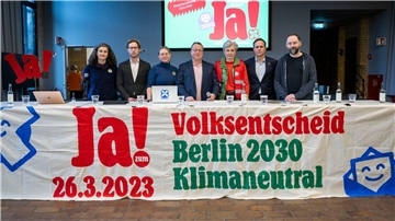 Bei einem Volksentscheid können Berlinerinnen und Berliner darüber abstimmen, ob die Hauptstadt bis 2030 klimaneutral werden soll.