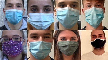 Bei Einhaltung des Mindestabstandes darf die Maske zum Essen und Trinken abgenommen werden – ansonsten herrscht im Klassenraum die Maskenpflicht.