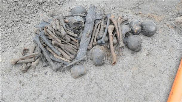 Bei Erdarbeiten nach dem Abriss eines Hauses sind in Lippetal mehrere Schädel und eine Vielzahl von Knochen gefunden worden.