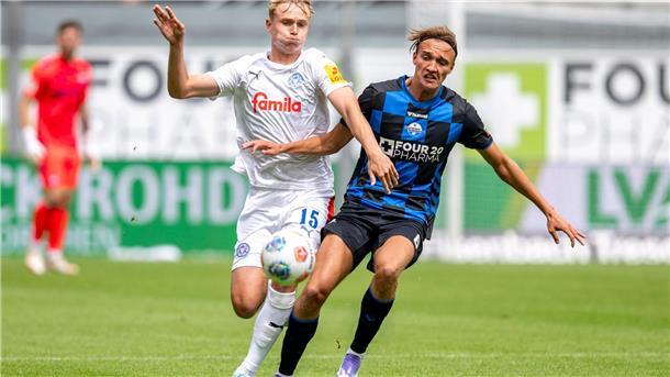 Beide Mannschaften spielten mit viel Tempo und Aggressivität. 