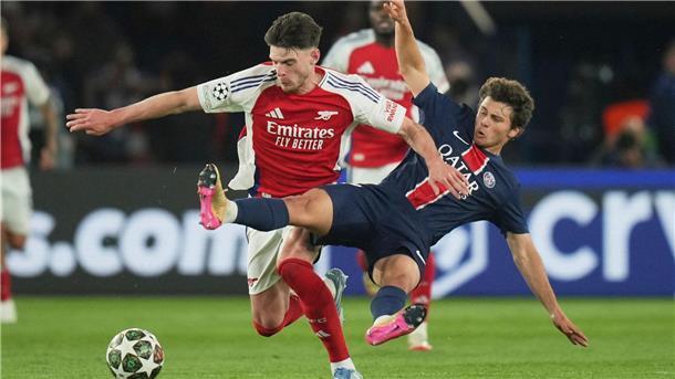 PSG nach fünf Jahren wieder im Finale - 2:1 gegen Arsenal Beide Teams schenkten sich nichts.
