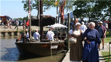 Beim Hafenfest Absersiel geht es maritim zu.