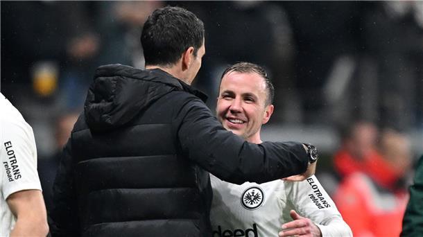 Bekam viel Lob nach seinem Gala-Auftritt gegen Ajax Amsterdam: Eintracht Frankfurts Mittelfeldspieler Mario Götze.