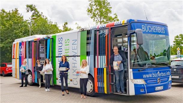 Der Bücherbus des Landkreises Cuxhaven