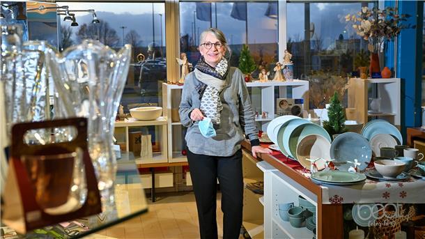 Bereit fürs Weihnachtsgeschäft ist die Firma Kernreich. Birgit May führt das Unternehmen ideenreich durch das schwierige Jahr.