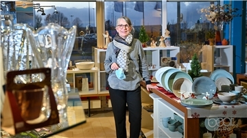 Bereit fürs Weihnachtsgeschäft ist die Firma Kernreich. Birgit May führt das Unternehmen ideenreich durch das schwierige Jahr.