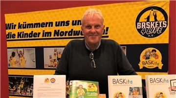 Bernhard Skupin engagiert sich als Vorsitzender des Vereins „Basket4Life“ für die Gesundheit von Kindern und Jugendlichen.