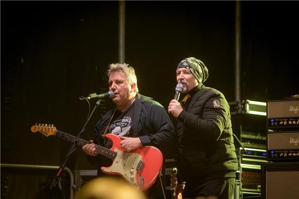 Beste Stimmung beim Auftritt von Aquacity am Sonnabend. Foto: Masorat - f