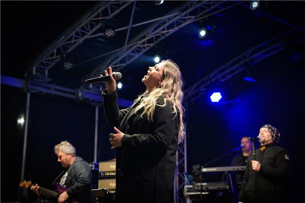 Beste Stimmung beim Auftritt von Aquacity am Sonnabend. Foto: Masorat - f
