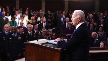 Biden hat in seiner Ansprache auch dazu aufgerufen, die Demokratie in den USA mit aller Kraft zu verteidigen.