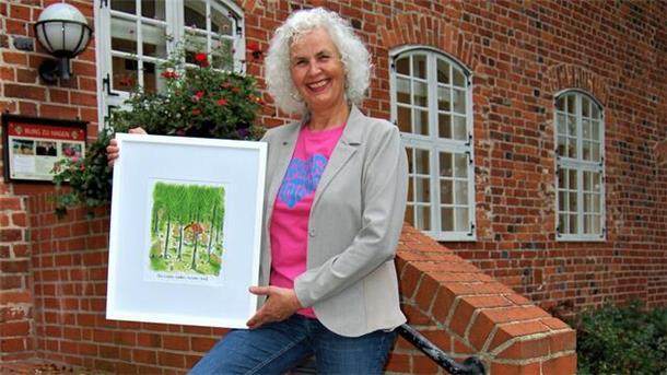 Cartoonistin Miriam Wurster 
