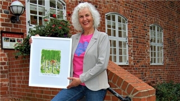 Cartoonistin Miriam Wurster 
