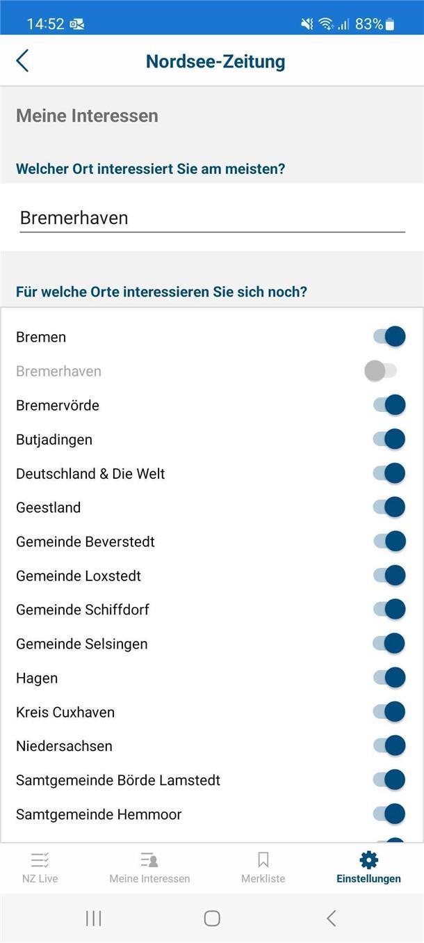 Jetzt nordsee-zeitung.de auch in der App lesen Jetzt nordsee-zeitung.de auch in der App lesen
