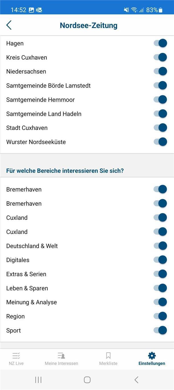 Jetzt nordsee-zeitung.de auch in der App lesen Jetzt nordsee-zeitung.de auch in der App lesen