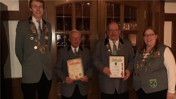 Schützenverein Bülstedt: Ehrung für 60 und 50 Jahre 